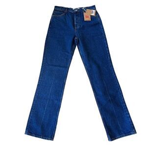 Reformation Cynthia High Rise Straight Long Denim Jeans Women's Size 29 Blue NWT